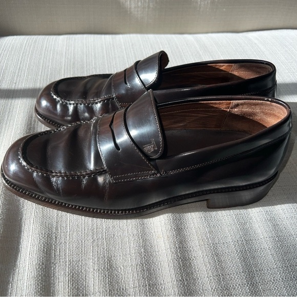 Tod's Penny Loafers Brown Leather Men's Size US 9M - Picture 5 of 14